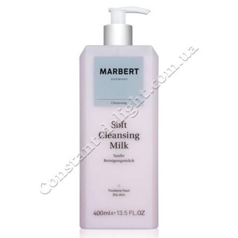 М'яке молочко для чутливої ​​і сухої шкіри обличчя Marbert Soft Cleansing Milk 400 ml