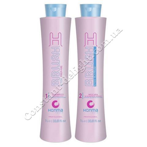 Набір ботокс для волосся Honma Tokyo H-Brush B. Tox Platinum 30 ml+50 ml