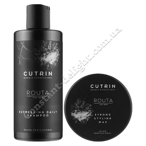 Набор для ухода за мужскими волосами Cutrin Routa Gift Box 100 ml+250 ml