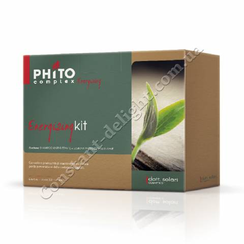 Набор для стимулирования роста волос Красный Тип Dott. Solari Phitocomplex Energizing Kit Red 13x6 ml+250 ml