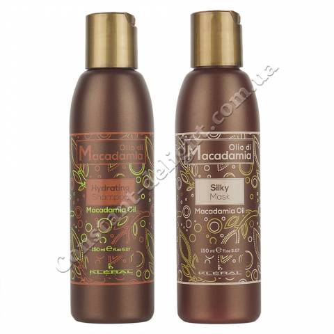 Набор для волос Шампунь + Маска Kleral System Olio Di Macadamia Kit (150 ml+150 ml)