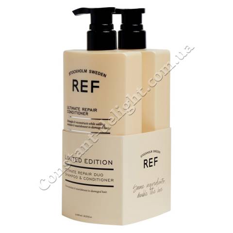 Набір для відновлення волосся (шампунь+кондиціонер) REF Duo Ultimate Repair 2x600 ml