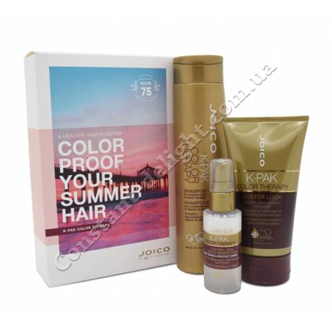 Набор для защиты цвета волос Joico K-Pak Color Therapy Summer Kit 300 ml+140 ml+50 ml