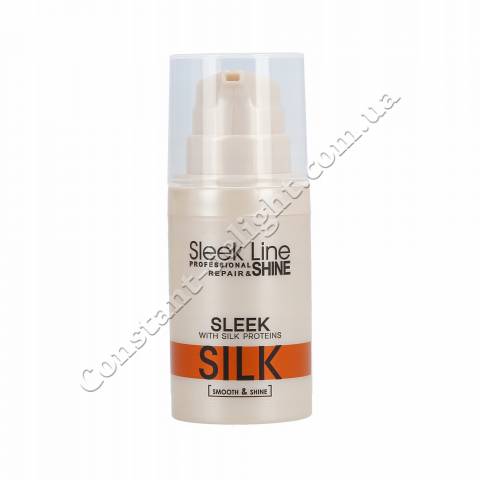 Несмываемый кондиционер для поврежденных волос Stapiz Sleek Line Silk Conditioner 30 ml