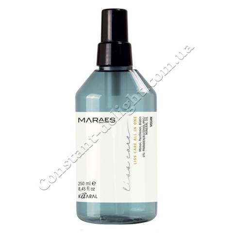 Несмываемый кондиционер для волос 10 в 1 с пантенолом и биотином Kaaral Maraes Vegan Liss Care All In One 250 ml