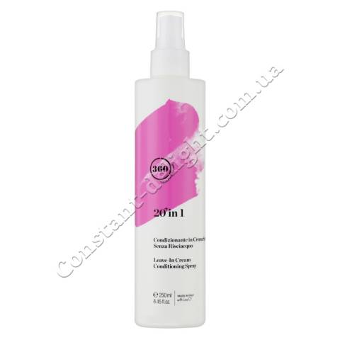 Крем-спрей, що не змивається, для кондиціонування волосся 20 в 1 360 Leave In Cream Conditioning Spray 250 ml