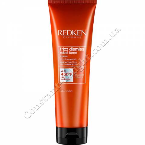 Незмивний крем для дисципліни і термозахисту волосся Redken Frizz Dismiss Rebel Tame Cream 250 ml