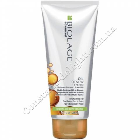 Незмивний крем для пористих волосся Matrix Biolage Advanced Oil Renew Oil-in Leave-in Cream 200 ml