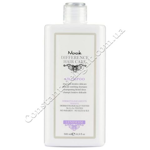 Nook Difference Hair Care Leniderm Shampoo Шампунь успокаивающий для кожи головы 500