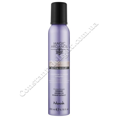 Nook Magic Arganoil Blonde Story No Yellow Whip Mousse Мусс-кондиционер для волос против желтизны 200 ml