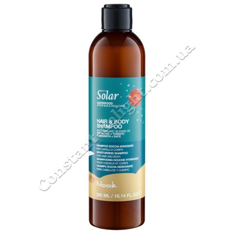 Nook Solar Hair&Body Shampoo Увлажняющий шампунь для волос и тела 300 ml
