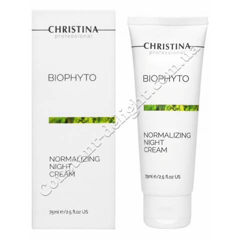 Нормалізує нічний крем для обличчя Christina Bio Phyto Normalizing Night Cream 75 ml