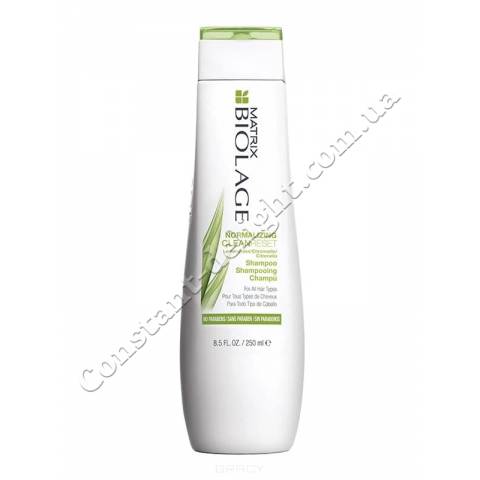 Нормалізує шампунь для жирної шкіри голови Matrix Biolage CleanReset Normalizing Shampoo 250 ml