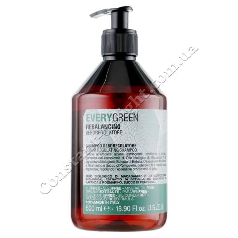Себорегулюючий шампунь для волосся Dikson Every Green Sebum Balance Shampoo 500 ml
