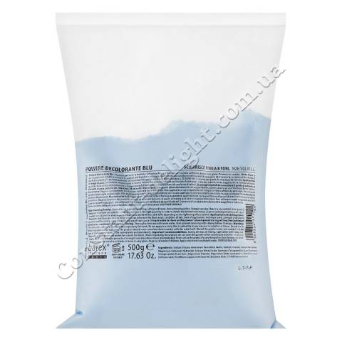 Обесцвечивающий голубой порошок для волос Barex Italiana Basic Blu Bleaching Powder 500 g