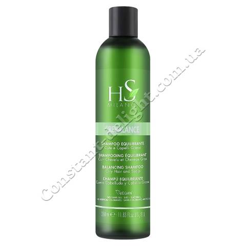 Очищающий балансирующий шампунь для жирной кожи головы HS Milano Rebalance Balancing Shampoo 350 ml