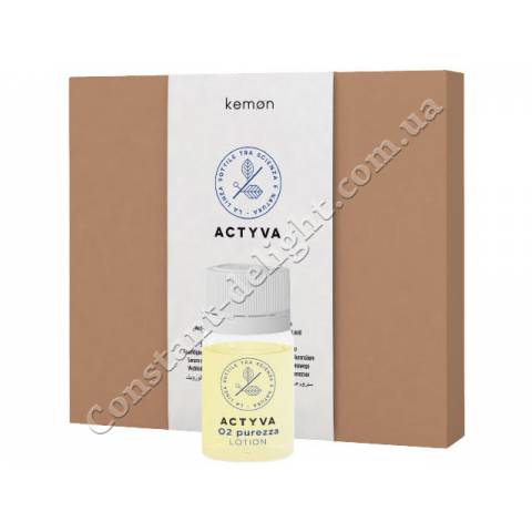 Очищающий лосьон против перхоти Kemon Actyva O2 Purezza Lotion 12x6 ml