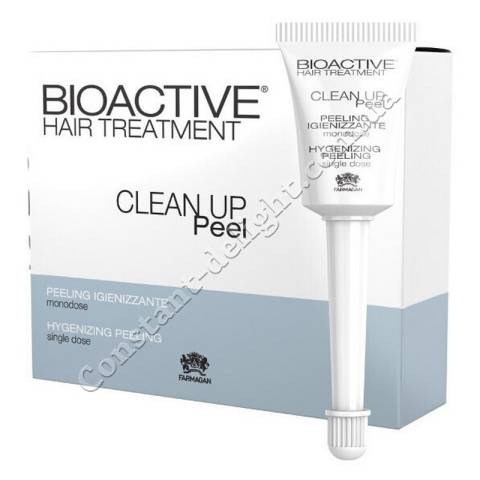 Очищающий пилинг для кожи головы Farmagan Bioactive Hair Treatment Clean Up Peel 6x5 ml