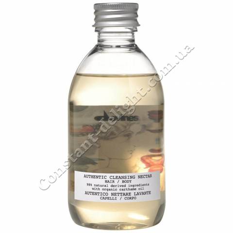 Очищающий шампунь для волос и тела Davines Authentic Cleansing Nectar Hair & Body Oil Shampoo 280 ml