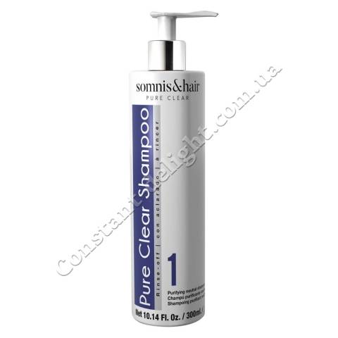 Очищающий шампунь для всех типов волос Somnis & Hair 1 Pure Clear Shampoo 300 ml