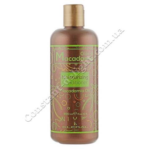 Увлажняющий кондиционер для волос с маслом макадамии Kleral System Olio Di Macadamia Moisturizing Conditioner 500 ml