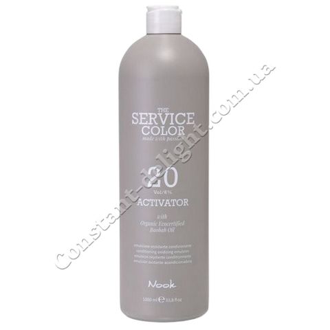 Nook The Service Color Activator 6% Окислитель для волос 1000 ml