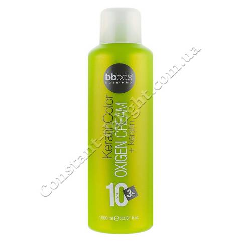 Окислювач кремоподібний 3% BBcos Keratin Color Oxigen Cream 10 Vol. 1000 ml