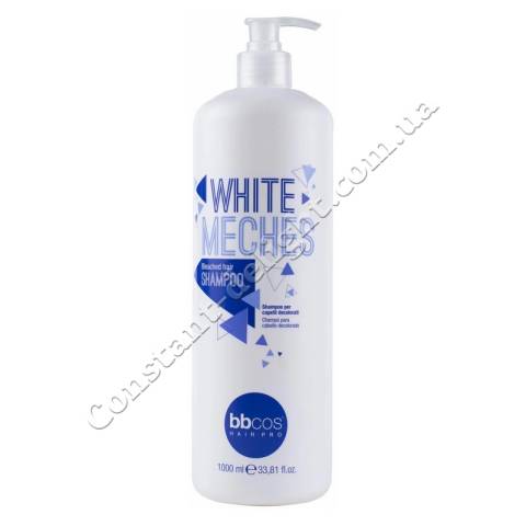 Шампунь для знебарвленого волосся BBcos White Meches Bleached Hair Shampoo 1000 ml