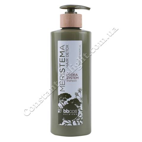 Шампунь зволожуючий на основі стволових клітин BBcos Meristema Hair Detox Hydra System Shampoo 500 ml