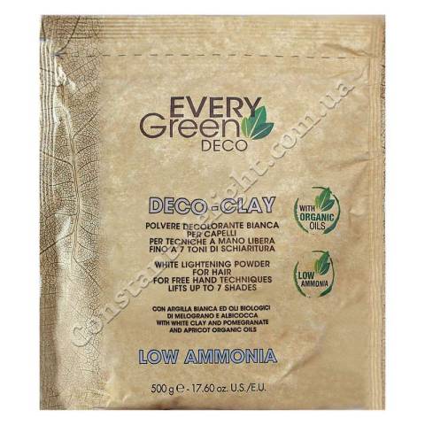 Осветляющая глина для волос (до 7 уровней) Dikson Every Green Deco Clay 500 g