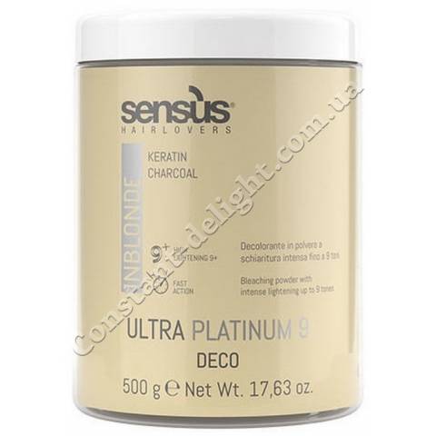 Осветляющая пудра (банка) Sens.us Deco Ultra Platinum 9, 500 g