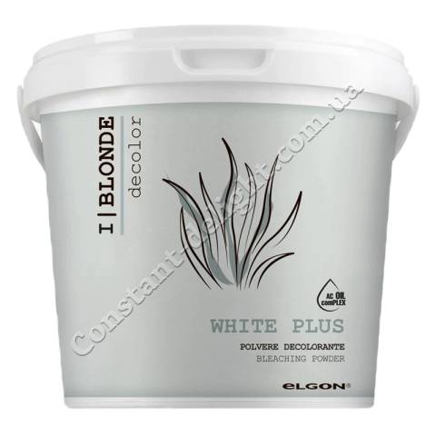 Пудра для волосся, що освітлює, біла Elgon Deсolor I Blonde White Plus Bleaching Powder 500 g