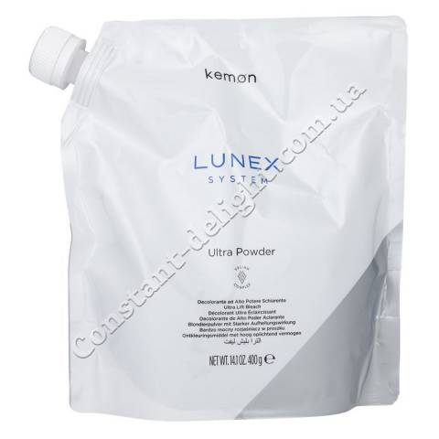 Пудра для волосся, що освітлює, до 9 тонів Kemon Lunex System Ultra Powder 400 g