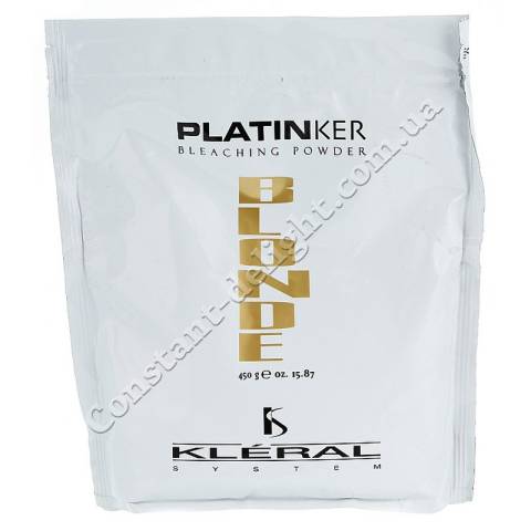 Пудра для волосся з анти-жовтим ефектом (запаска) Kleral System Platinker Bleaching Powder 450 g