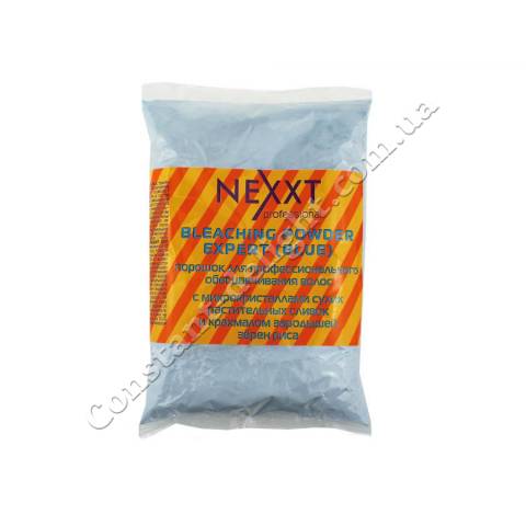 Освітлюючий порошок блакитний в пакеті Nexxt Professional BLEACHIHG POWDER BLUE 500 g