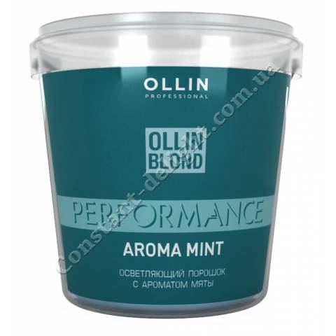 Освітлюючий порошок з ароматом м'яти Ollin Professional Blond Powder With Mint Aroma 500 g