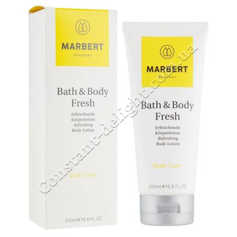 Освежающий лосьон для тела с ароматом цитрусовых Marbert Bath & Body Fresh Refreshing Body Lotion 200 ml