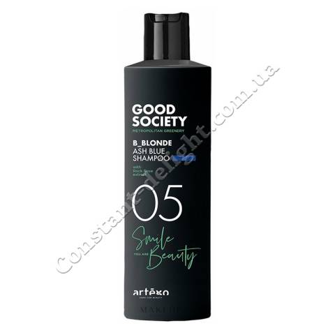 Оттеночный шампунь с пепельно-синим пигментом для светлых волос Artego Good Society 05 B_Blonde 05 Ash Blue Shampoo 250 ml
