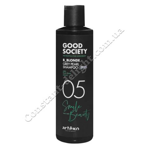 Оттеночный шампунь с жемчужно-серым пигментом для светлых волос Artego Good Society 05 B_Blonde Grey Pearl Shampoo 250 ml