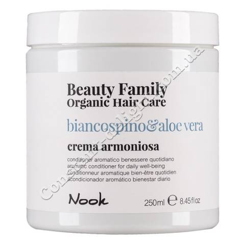 Кондиціонер, що оздоровлює, для щоденного застосування Nook Beauty Family Biancospino and Aloe Vera Conditioner 250 ml