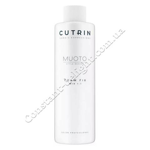 Пінний нейтралізатор для нормальних або важко піддаються завивці волосся Cutrin Muoto Foam Fix тисячу ml