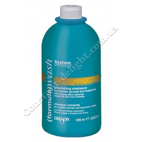 Питательный шампунь для окрашенных и поврежденных волос Dikson Wash Nourishing Shampoo 1000 ml