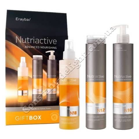 Подарунковий набір для живлення та зволоження волосся Erayba Nutriactive Kit
