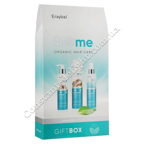 Подарунковий набір для відновлення та зволоження волосся Erayba BIOme Organic Hair Care Kit