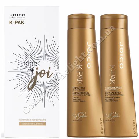 Зоряний набір для відновлення пошкодженого волосся Joico Stars of JOI K-Pak SH + CON 2x300 ml