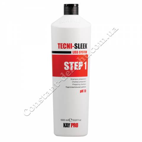 Подготовительный шампунь KayPro Tecni-Sleek Step 1 Shampoo 1000 ml