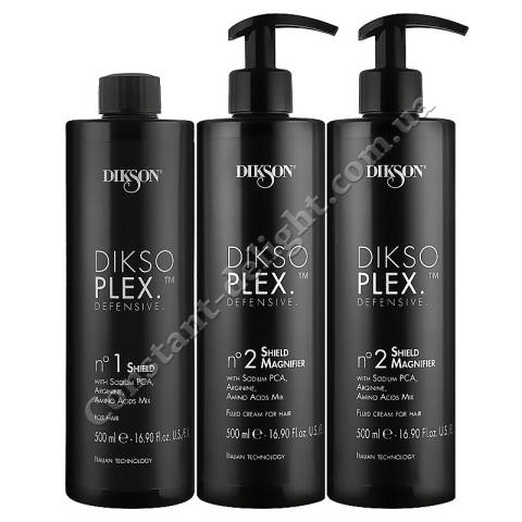 Профессиональный набор по уходу за волосами Dikson Diksoplex Defensive Macro Kit 3x500 ml
