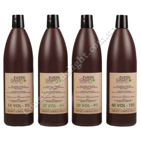 Противоаллергенный окислитель Dikson Every Green Color Oxy 3%, 6%, 9%, 12% 1000 ml