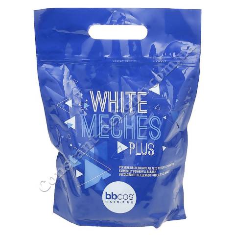 Пудра для волосся, що освітлює (біла) BBcos White Meches Plus Bleaching Powder 500 g