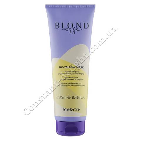 Маска для освітленого або сивого волосся з антижовтим ефектом Inebrya Blondesse No-Yellow Mask 250 ml